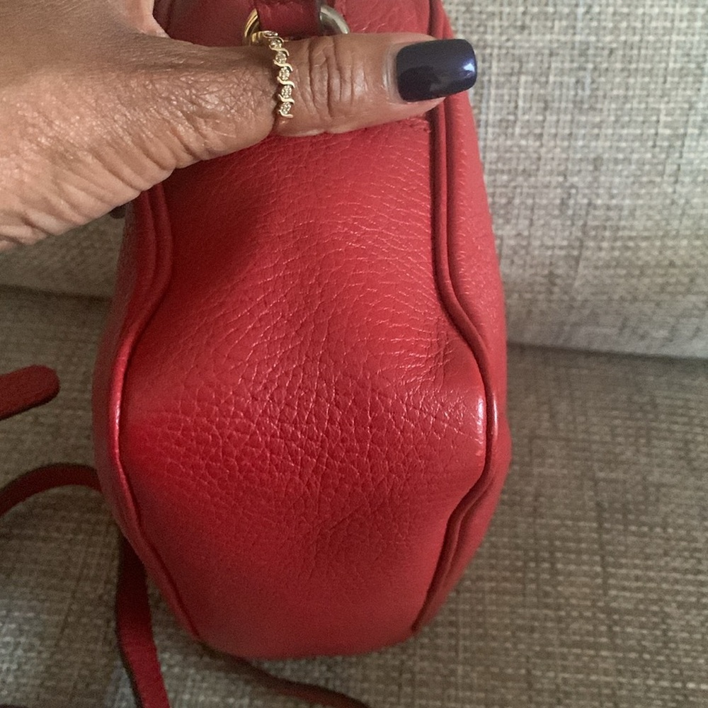 ♥️💄💋Authentic GUCCI Red Soho Disco Crossbody💋💄❤️ - Picture 4 of 13